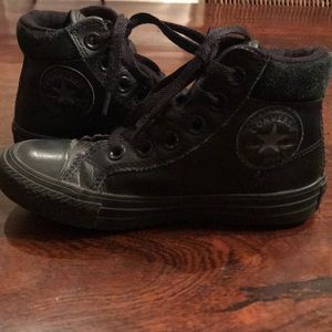 Kids Converse Shoes - Black size 12US EUR29